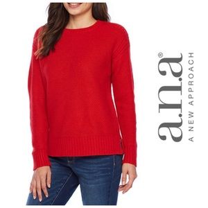 Textured Red Sweater